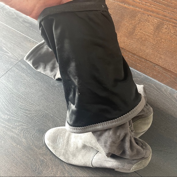 Over the knees boots grey - Picture 3 of 5